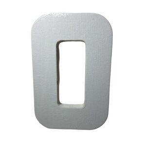 Target White Foam Letter O